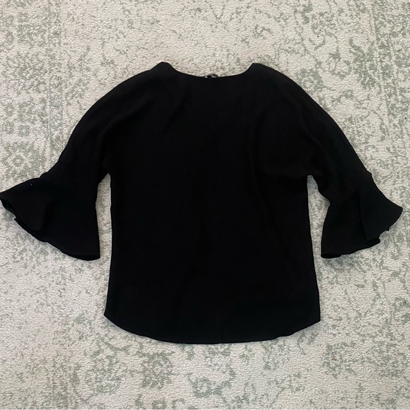 Theory Black Flowy blouse - Picture 9 of 9